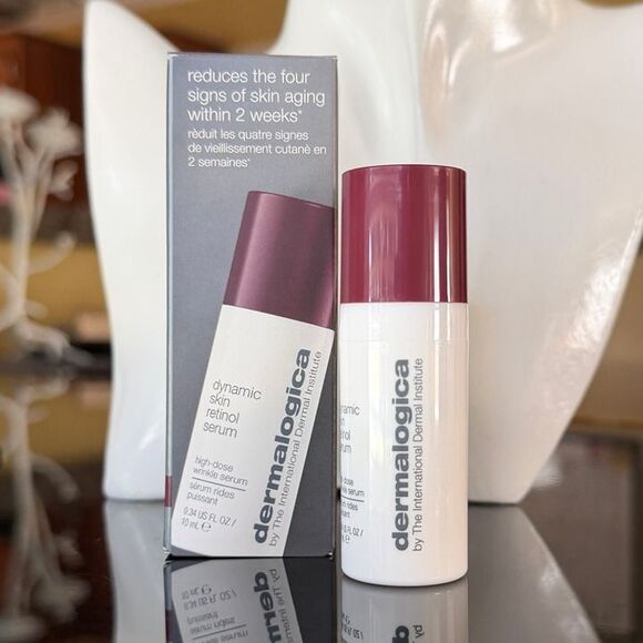 BNIB Dermalogica Dynamic Skin Retinol Serum Antiaging Retexturizing Mini .34 oz - Picture 2 of 12
